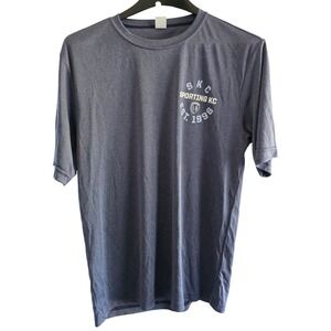 MLS Sporting KC‎ T-Shirt MLS Gray Small Soccer Fan Apparel NWOT